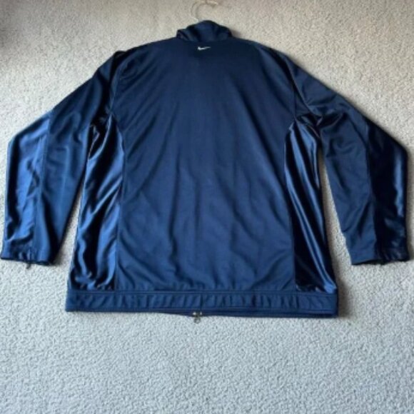 Nike Jacket Mens Extra‎ Large Blue Basketball Full Zip Activewear Track Athletic - Picture 2 of 16